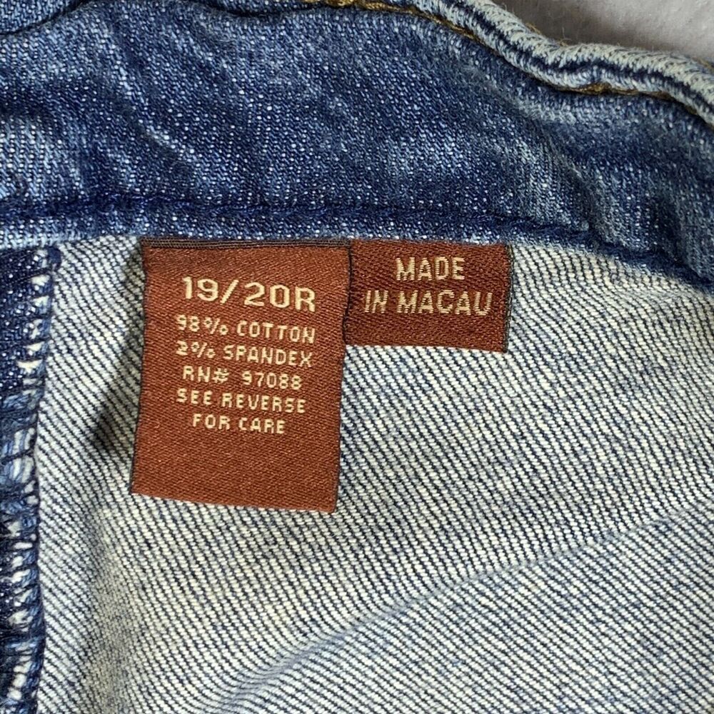 dELiAs Reese Bootcut Flap Rear Pocket Denim Jeans Blue Womens Size 19/20 90s Y2K - Picture 6 of 12